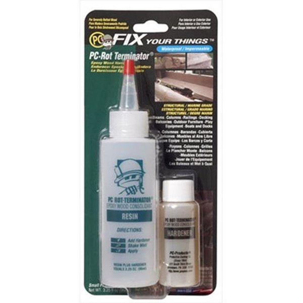 Pc Products Protective Coating 350614 3.25 Oz Rot Terminator Epoxy Wood Hardener 350614